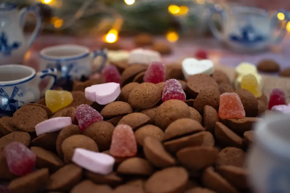 Sinterklaas en zijn pieten op 28 november