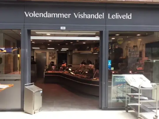 Volendammer Vishandel Leliveld in Winkelcentrum Banne Centrum